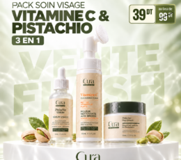 Pack Soin Visage 3en1 Vitamine C Pistachio