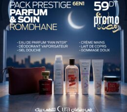 Pack Prestige 6en1 Parfum & Soins Romdhan