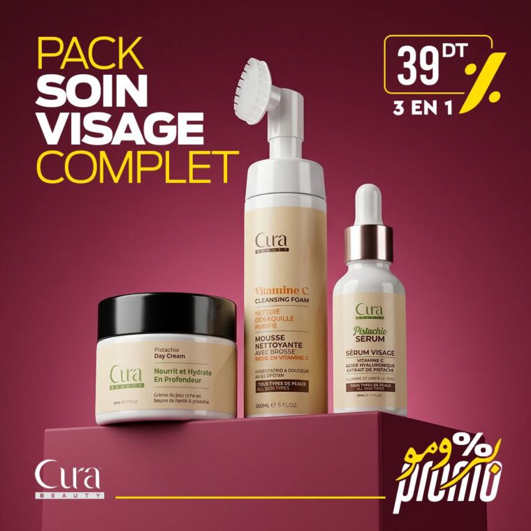 Pack Soin Visage 3en1 Vitamine C & Pistachio