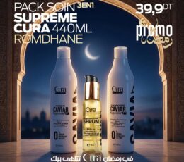 Pack Soin 3en1 Supreme Cura Romdhan - 440 ML