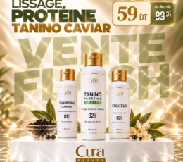 Lissage Protéine Tanino Caviar Cura