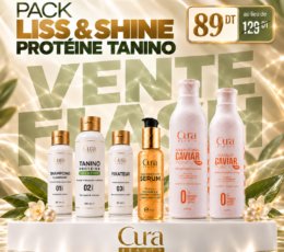 Pack Liss Shine Protéine Tanino Cura