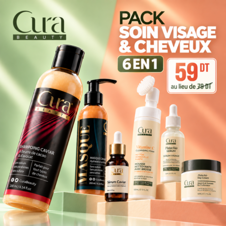 Pack SOIN VISAGE & CHEVEUX 6EN1